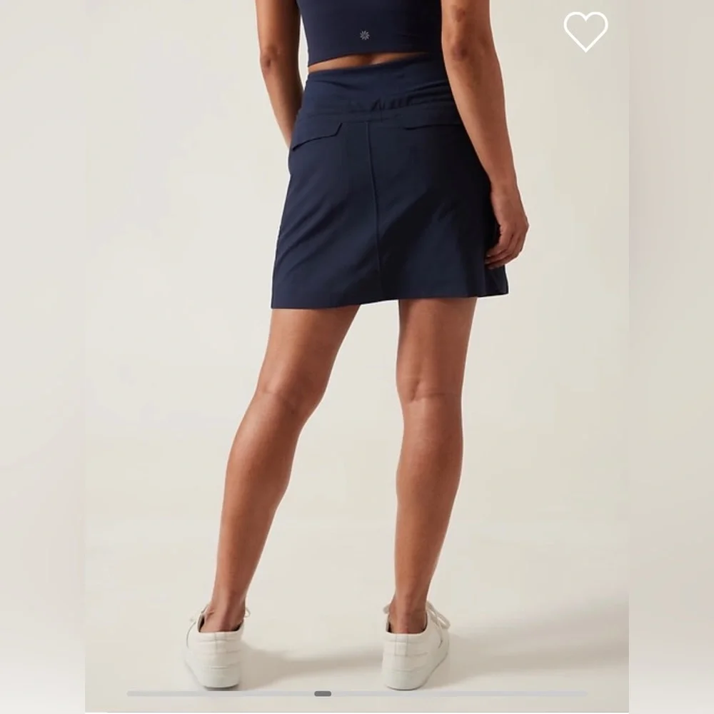 Athleta Soho Scort Navy Blue - Picture 2 of 7